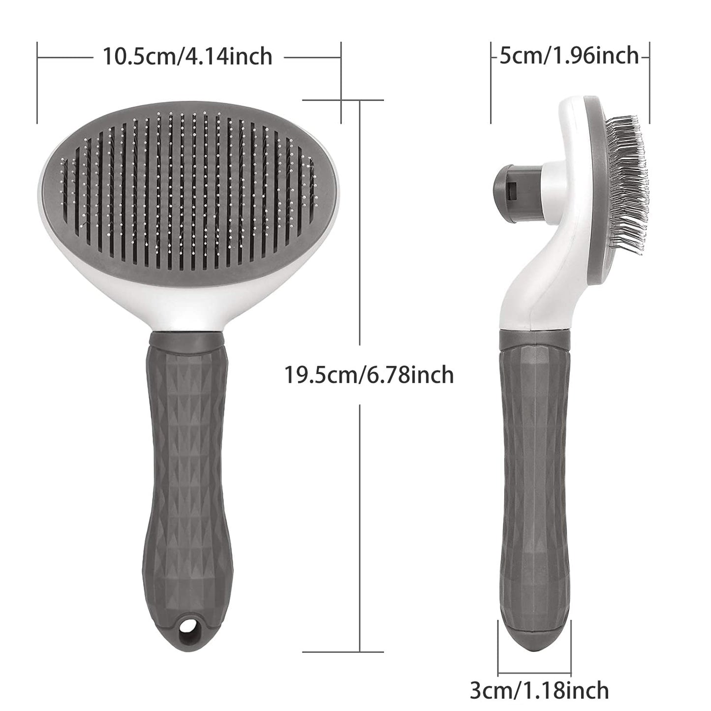 Pet Cat Dog Brush Self Cleaning Slicker Brush