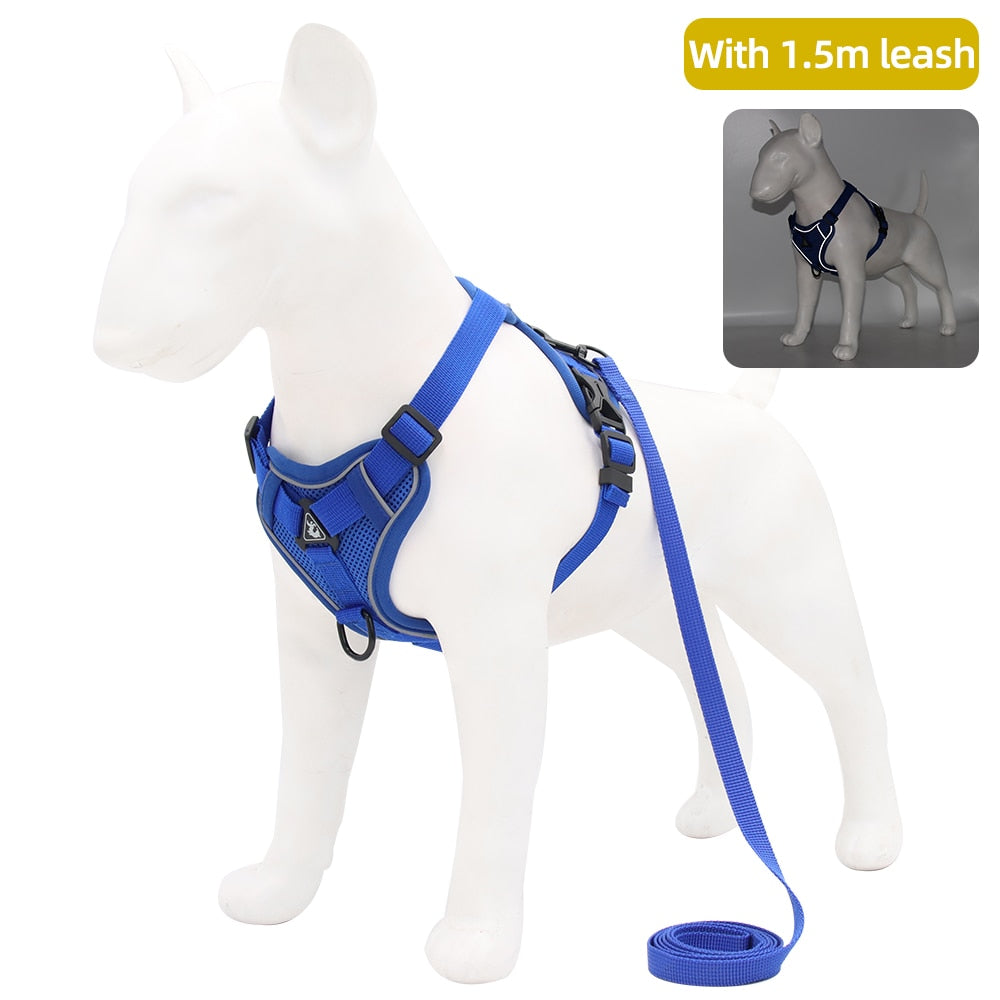 Adjustable Reflective Traction Leash Set