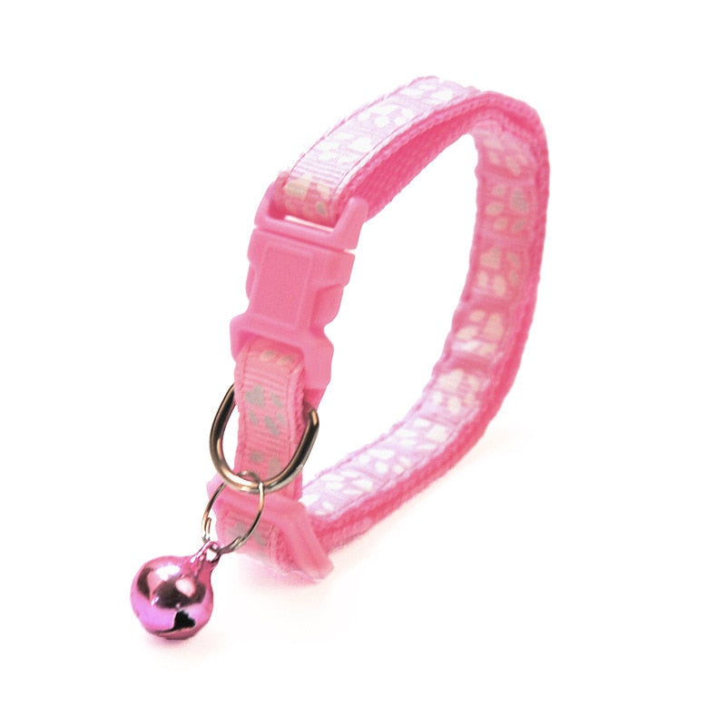 Colorful Cute Bell Collar Adjustable Buckle Cat Collar Pet Supplies