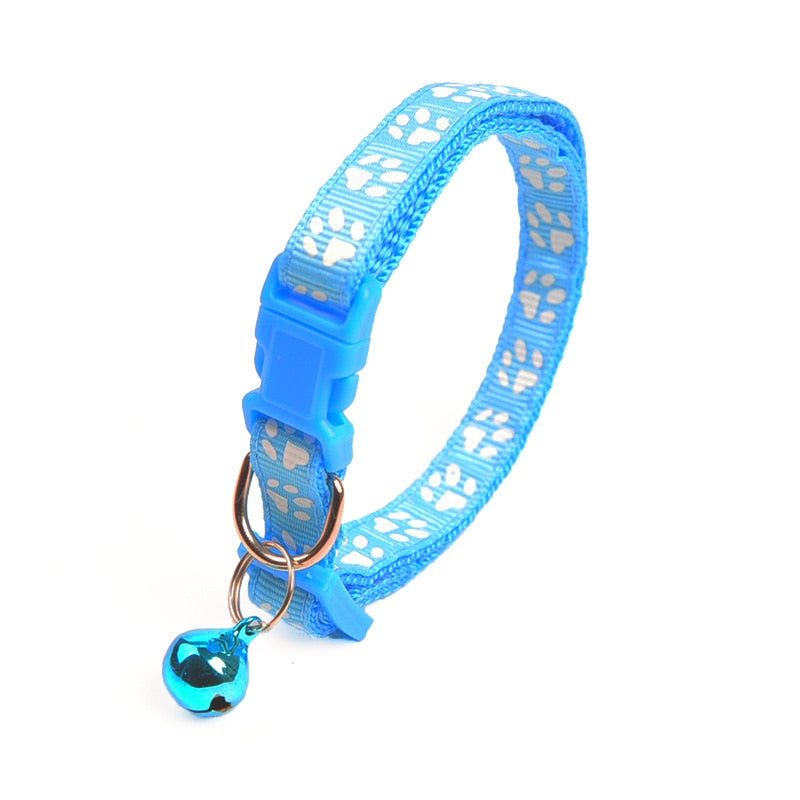 Colorful Cute Bell Collar Adjustable Buckle Cat Collar Pet Supplies