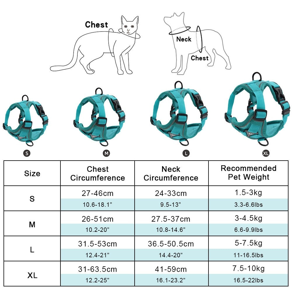 Adjustable Reflective Traction Leash Set