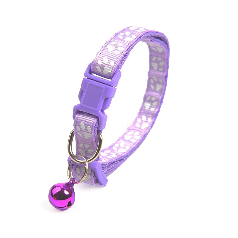 Colorful Cute Bell Collar Adjustable Buckle Cat Collar Pet Supplies