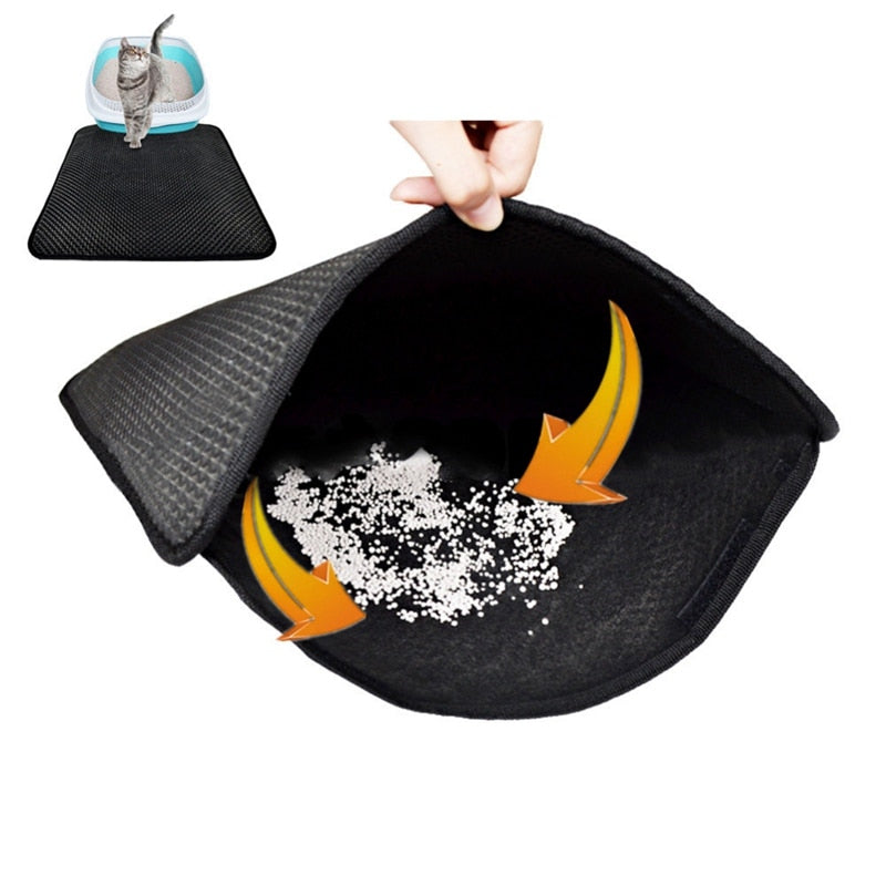 Pet Cat Litter Mat Double Layer Pet