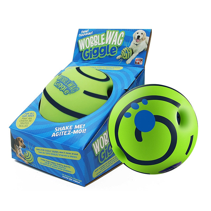 Wobble Wag Giggle™ - Interactive Vocal Toy Ball For Cats And Dogs