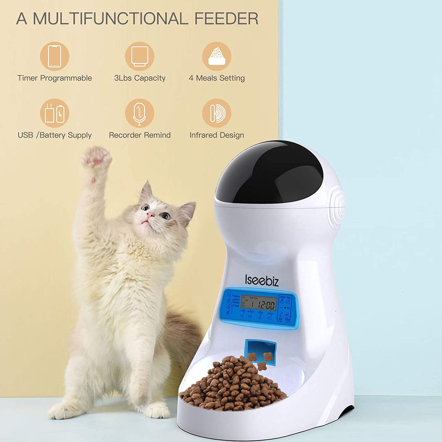 Pet Automatic Smart Food Dispenser