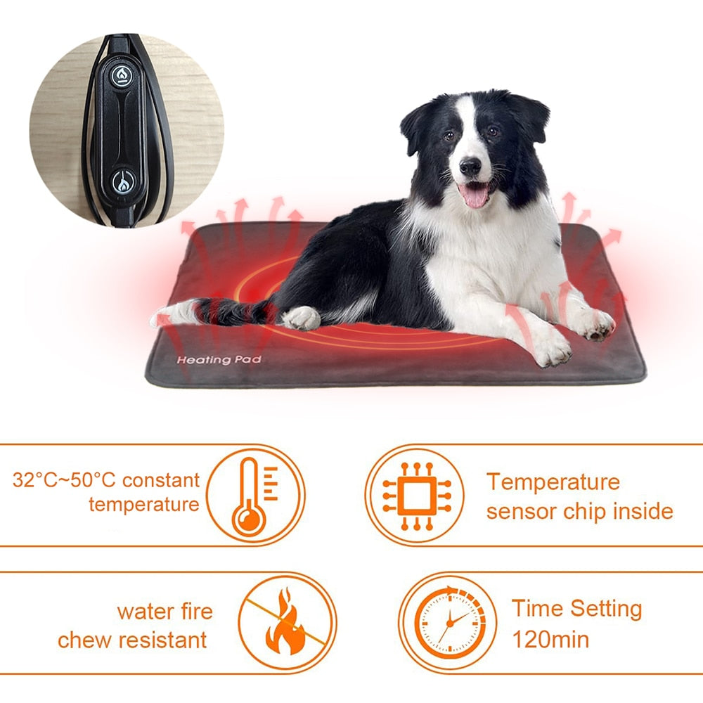 Dog, Cat Heating Pad Blanket