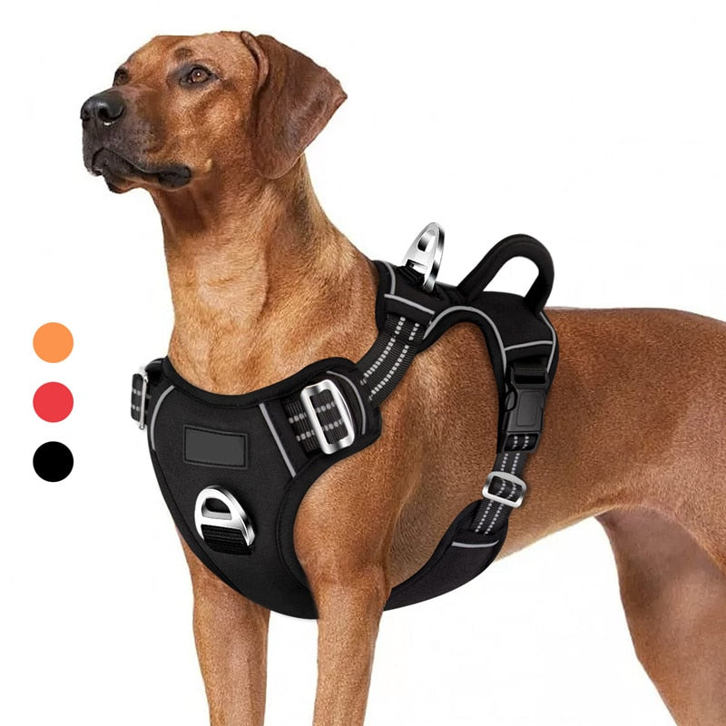 Choke Easy Control Handle Reflective Pet Harness