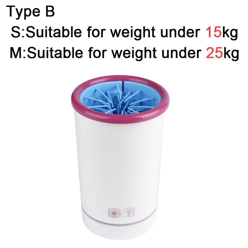 Automatic Electric Portable Pet Foot Paw Cleaner
