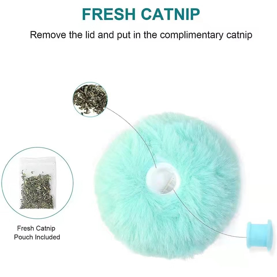Smart Cat Toys Interactive Ball Plush Electric Catnip Training