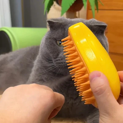 Steam Calm Brush™ - 3 In 1 Spray & Shine Pet Steamy Hair Removal Comb Massager