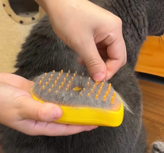 Steam Calm Brush™ - 3 In 1 Spray & Shine Pet Steamy Hair Removal Comb Massager