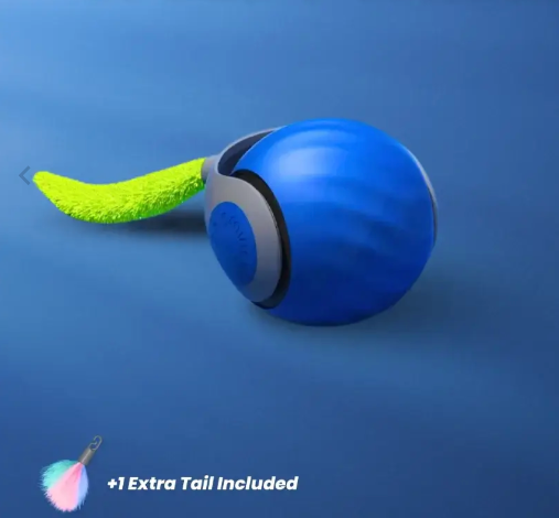 TwistTail™Interactive Pet Toy Ball USB Rechargeable Automatic Moving Rolling Ball