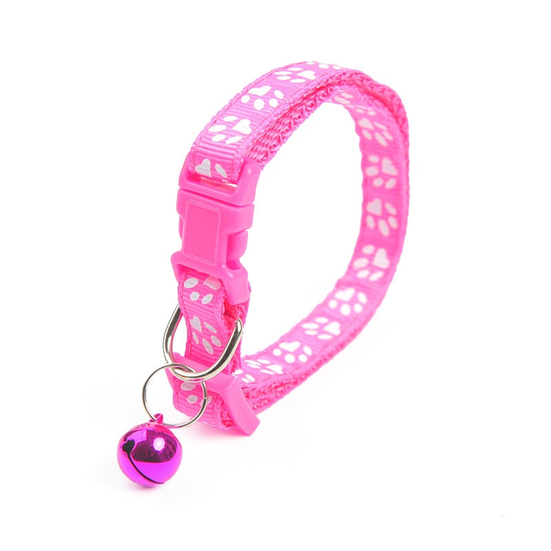 Colorful Cute Bell Collar Adjustable Buckle Cat Collar Pet Supplies
