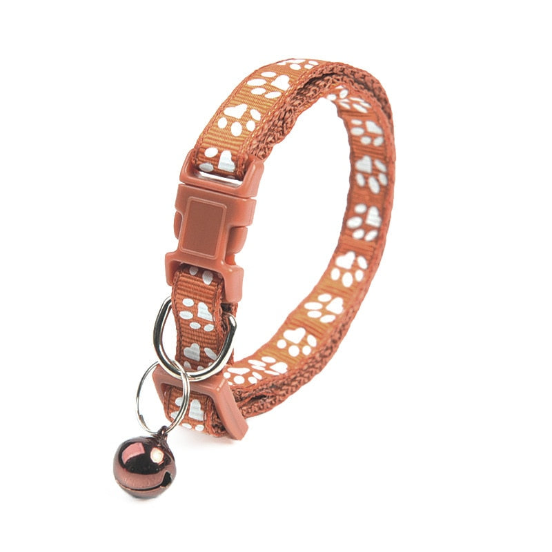 Colorful Cute Bell Collar Adjustable Buckle Cat Collar Pet Supplies