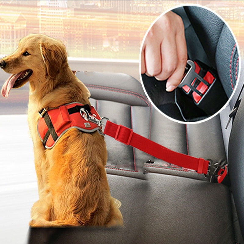 Adjustable Pet Car Seat Belt Collar