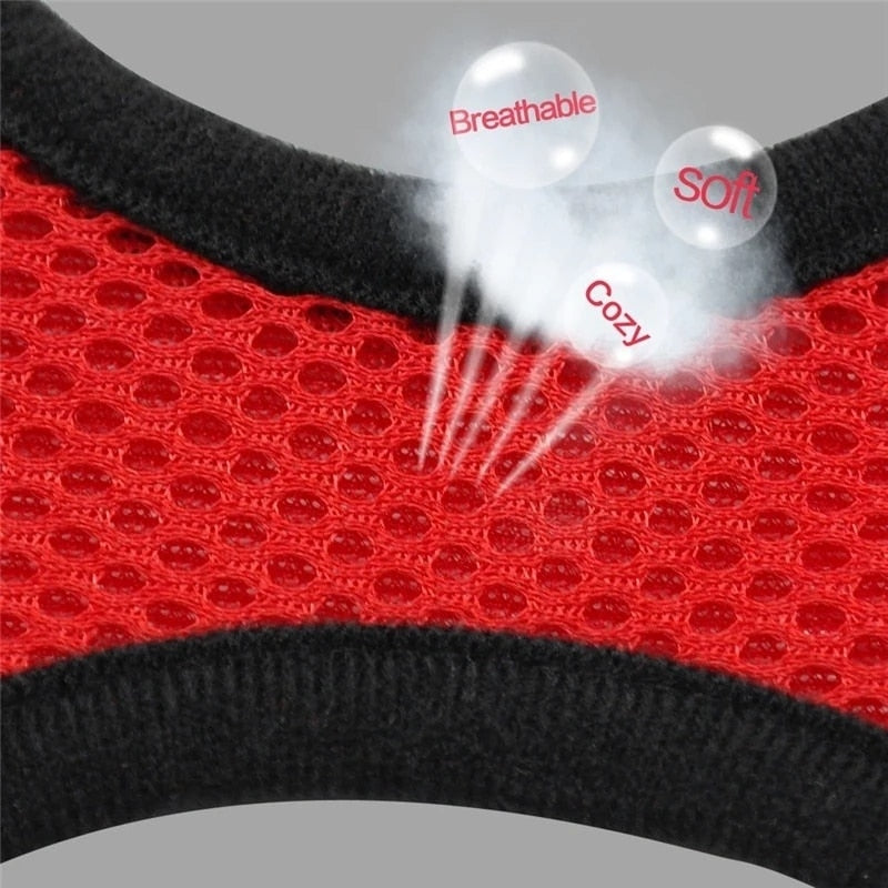 Cat Harness Adjustable Vest Walking Lead Leash For Puppy Dogs Collar