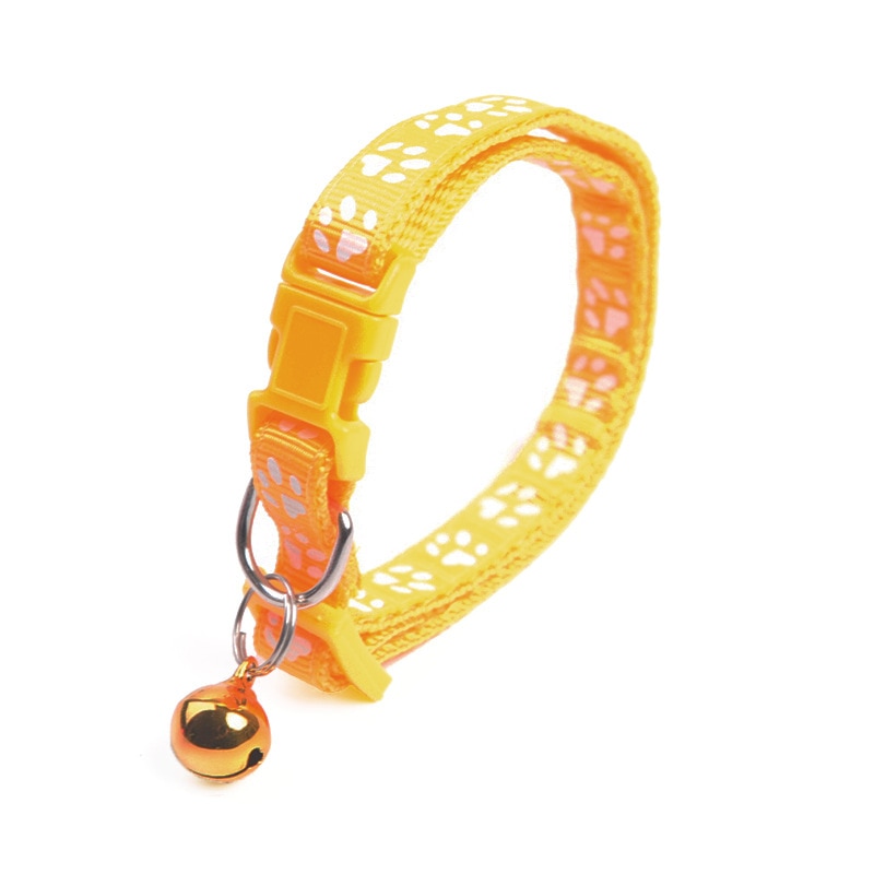Colorful Cute Bell Collar Adjustable Buckle Cat Collar Pet Supplies