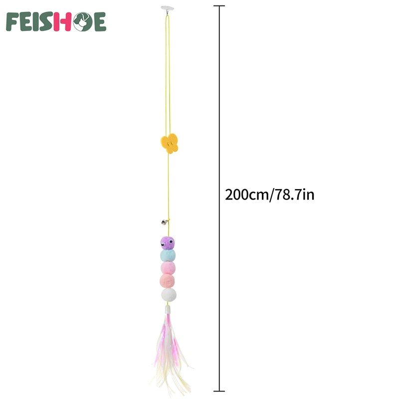 Interactive Cat Toy Hanging Simulation