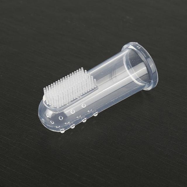 Dog Super Soft Pet Finger Toothbrush Teeth Cleaning Bad Breath Care