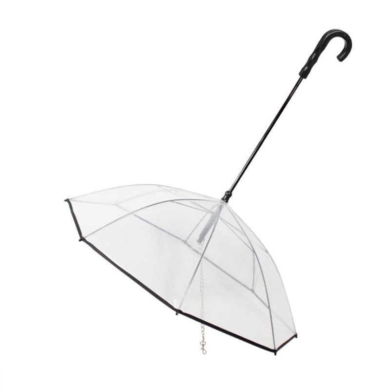 Pet Dog Transparent Umbrella
