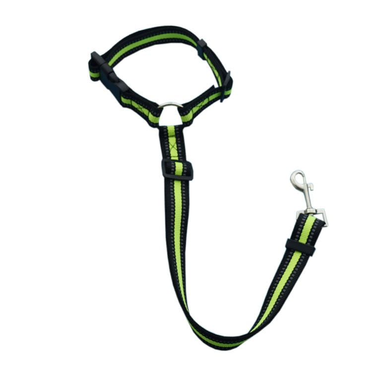 Solid Color Two-in-one Pet Car Seat Belt