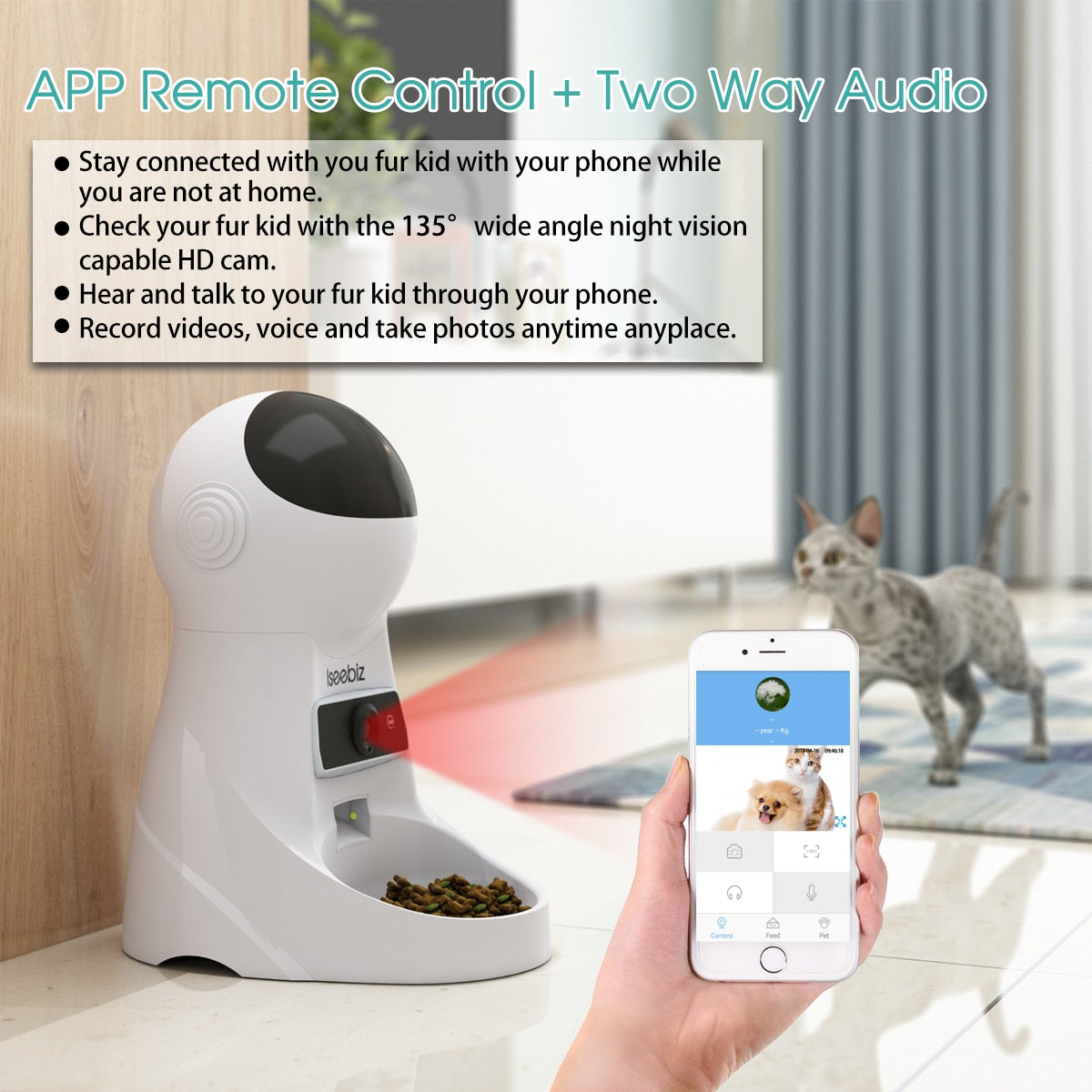 Pet Automatic Smart Food Dispenser
