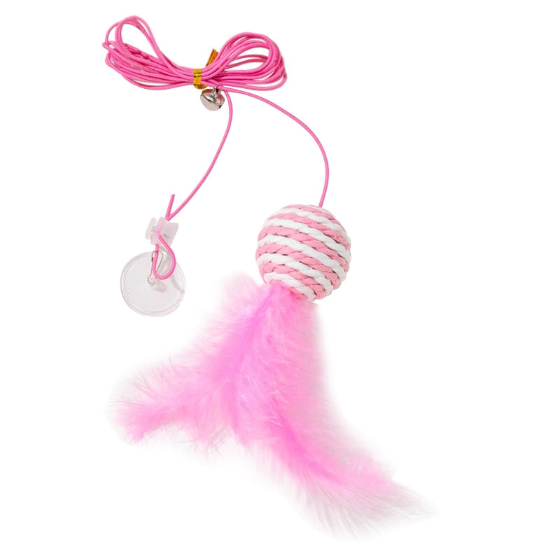 Interactive Cat Toy Hanging Simulation